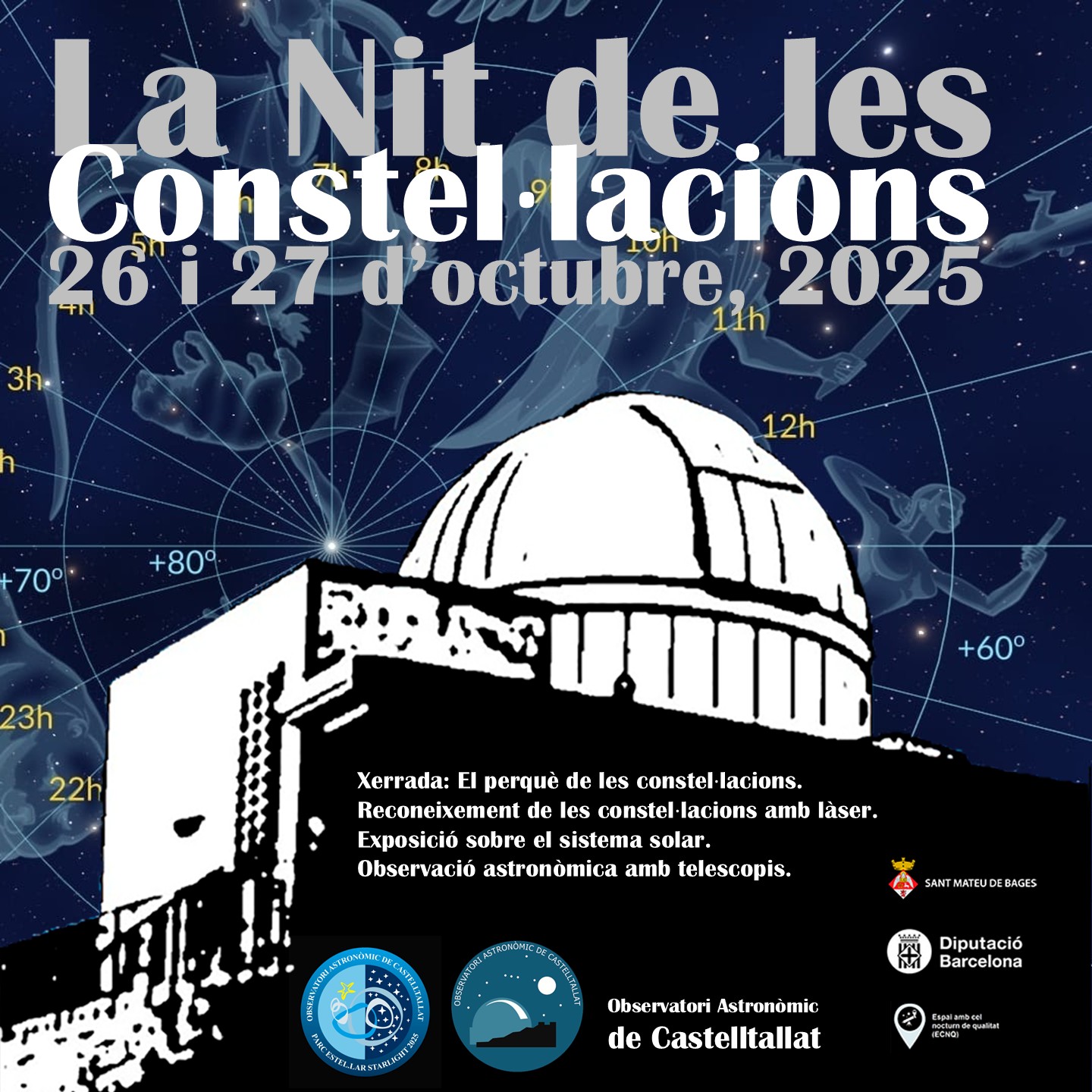 Cartell Nit Constel·lacions 1080×1080